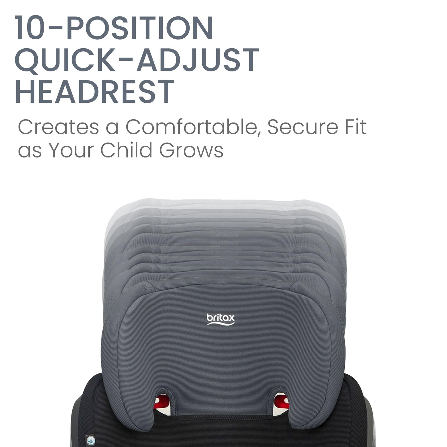 Britax Skyline Belt Positioning Booster Car Seat 2 Stage Design For Growing Kids Dusk Color