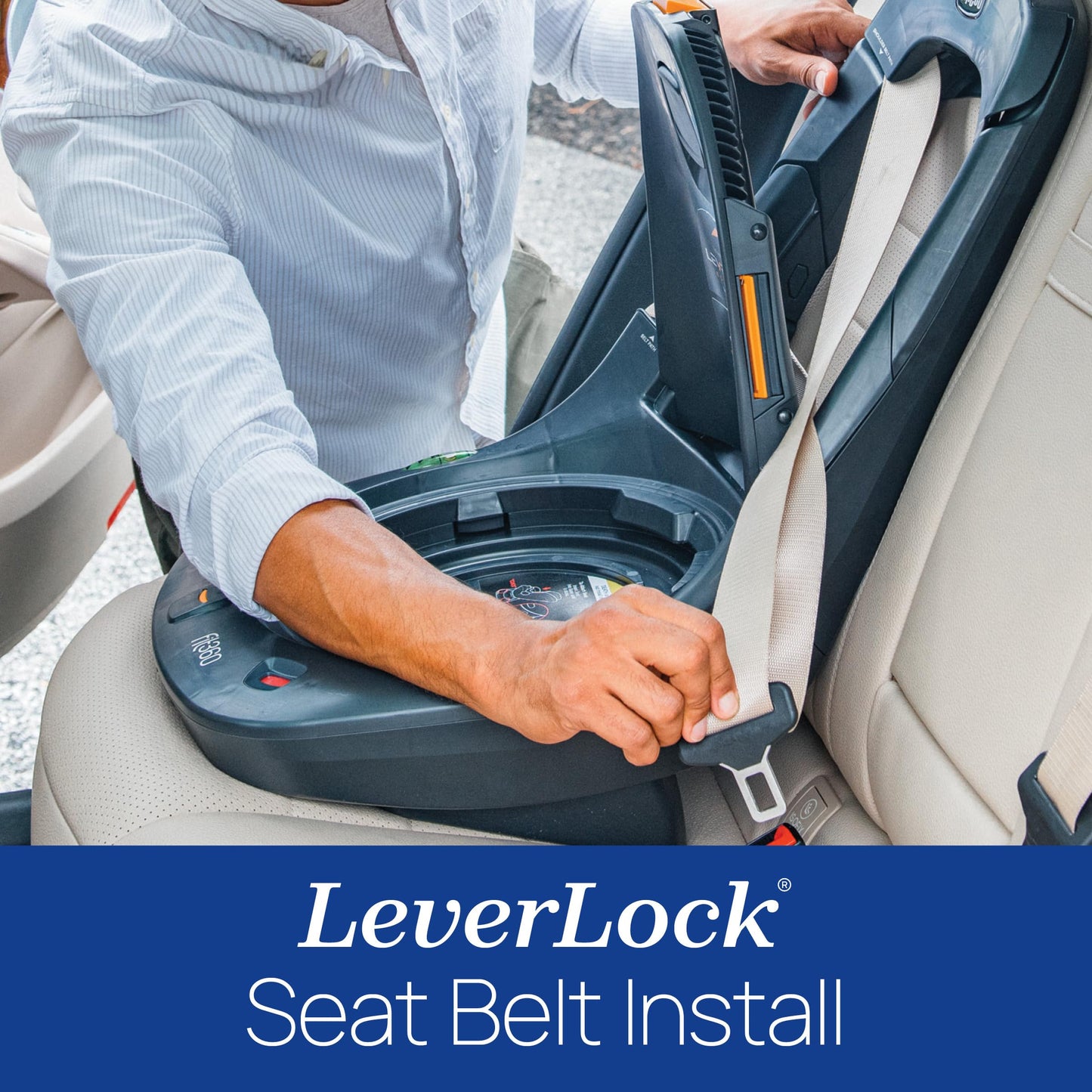 Chicco Fit360 ClearTex Rotating Convertible Car Seat With 360 Degree Rotation And Lever Lock System Obsidian Black
