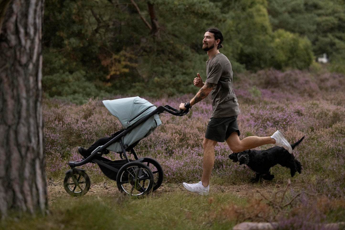 Thule Urban Glide 3 Double All-Terrain Stroller Lightweight With Air-Filled Tires And Suspension