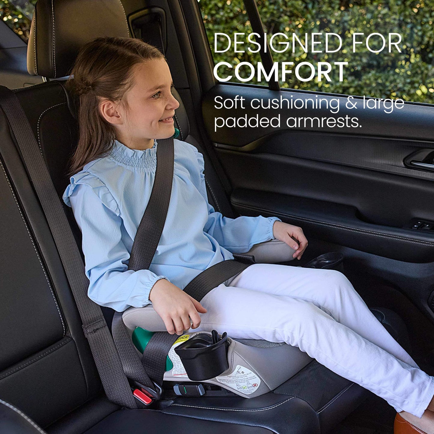 Britax Skyline Belt Positioning Booster Car Seat 2 Stage Design For Growing Kids Dusk Color