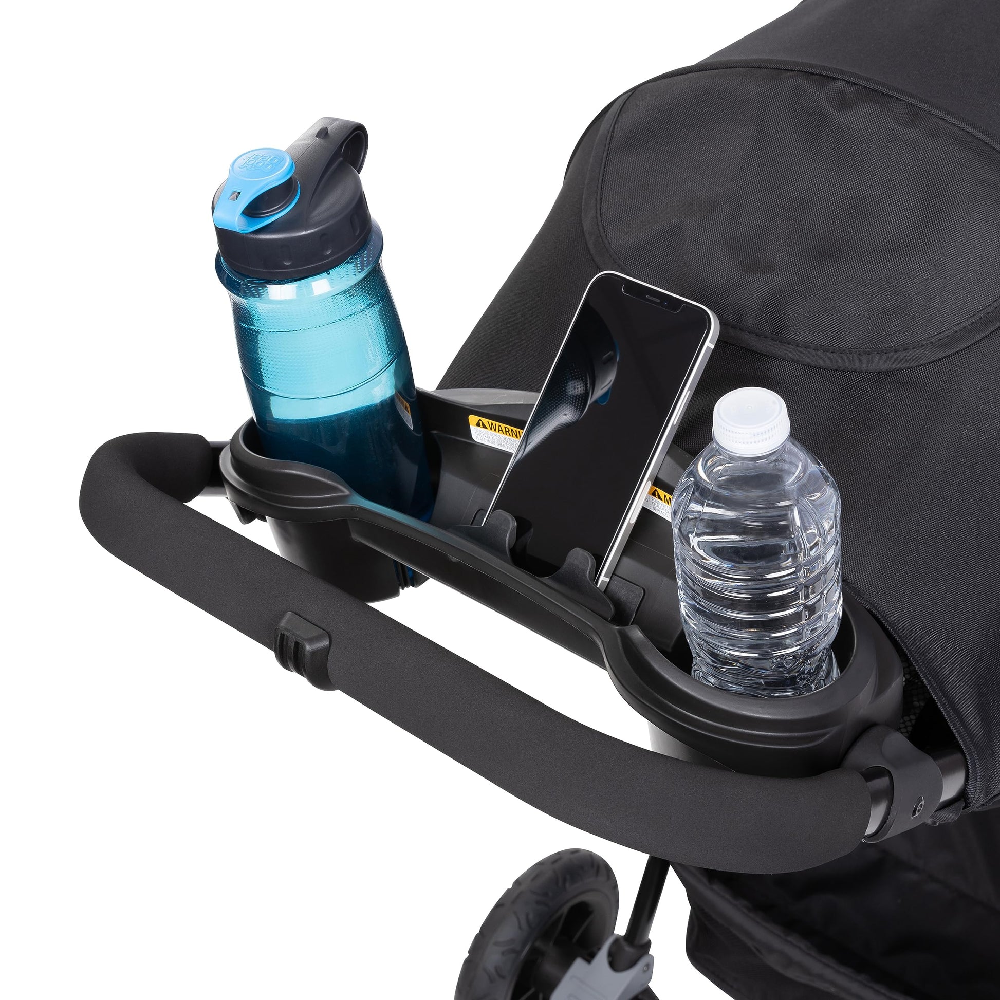 Baby Trend Passport Cargo stroller with pink bamboo accents, includes EZ-Lift Plus infant car seat, perfect for travel and everyday use.