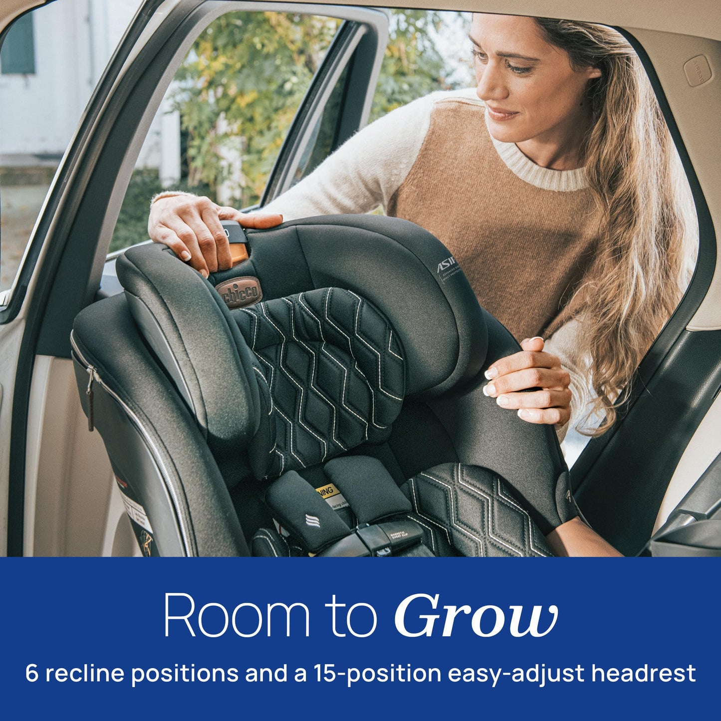 Chicco Fit360 ClearTex Rotating Convertible Car Seat With 360 Degree Rotation And Lever Lock System Obsidian Black