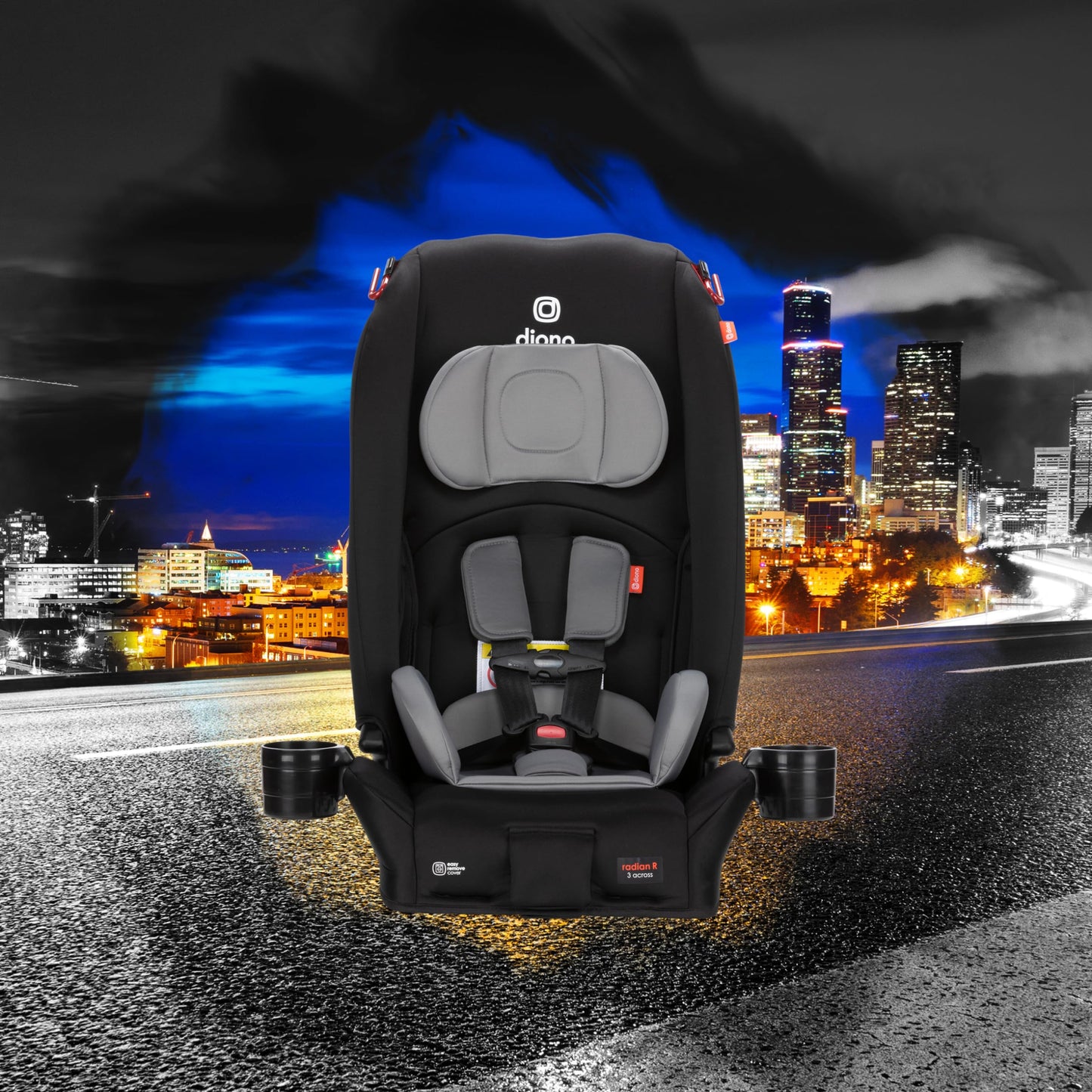 Diono Radian 3R Convertible Car Seat All In One Slim Fit 3 Across
