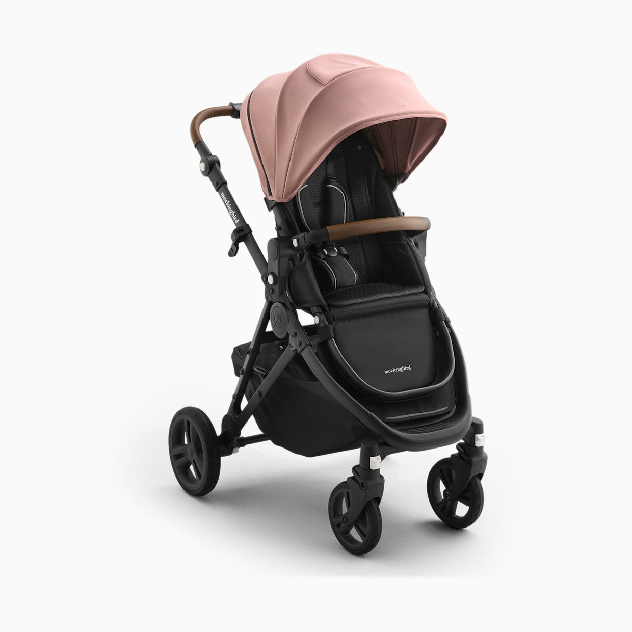 Mockingbird Single Stroller 3.0 - Premium Lie Flat Bassinet And Car Seat Adapter Compatibility