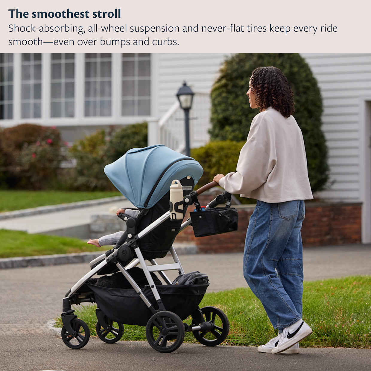 Mockingbird Single Stroller 3.0 - Premium Lie Flat Bassinet And Car Seat Adapter Compatibility