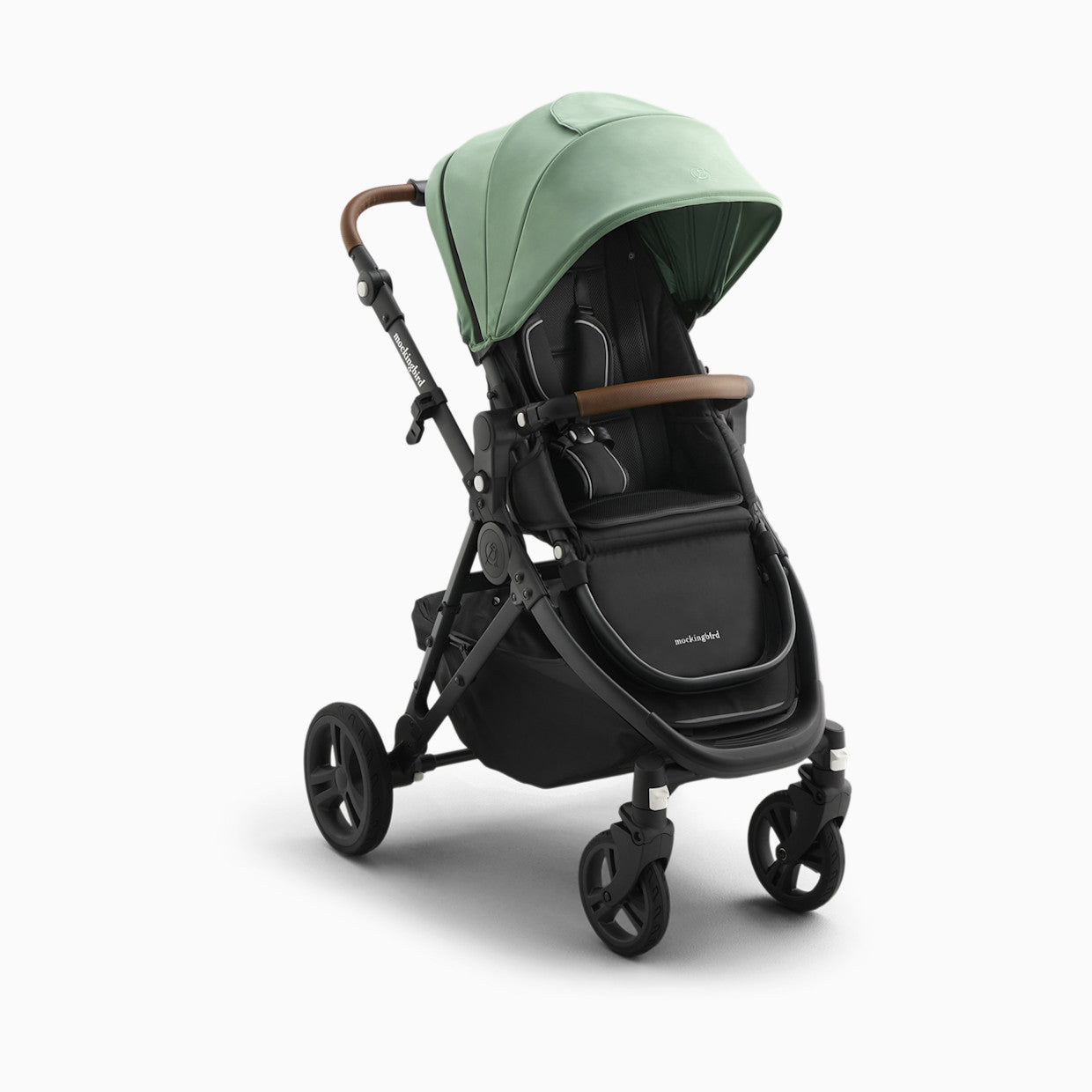 Mockingbird Single Stroller 3.0 - Premium Lie Flat Bassinet And Car Seat Adapter Compatibility