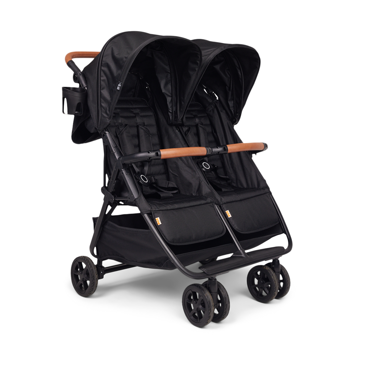 Zoe Twinᵛ² Double Stroller - Black