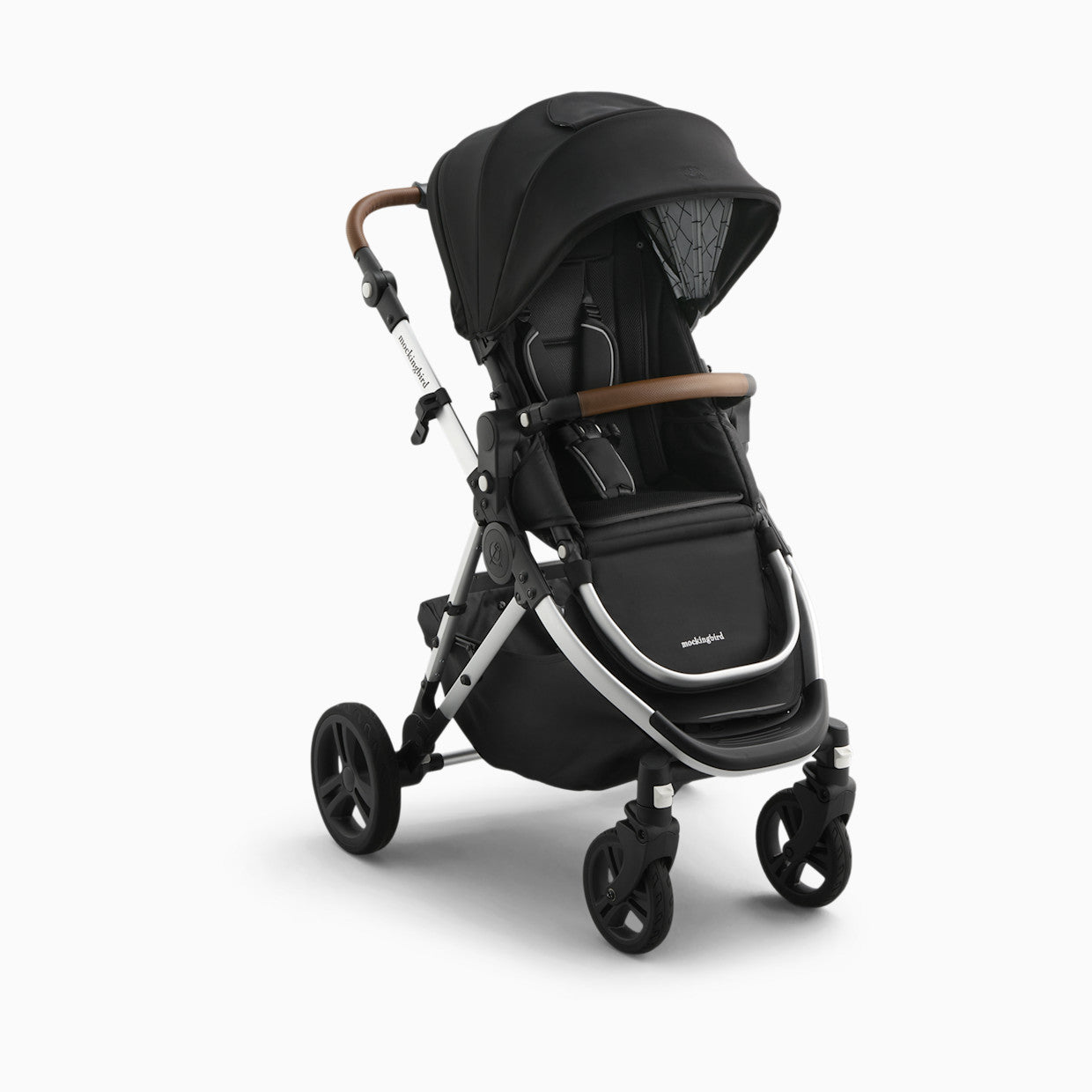 Mockingbird Single Stroller 3.0 - Premium Lie Flat Bassinet And Car Seat Adapter Compatibility