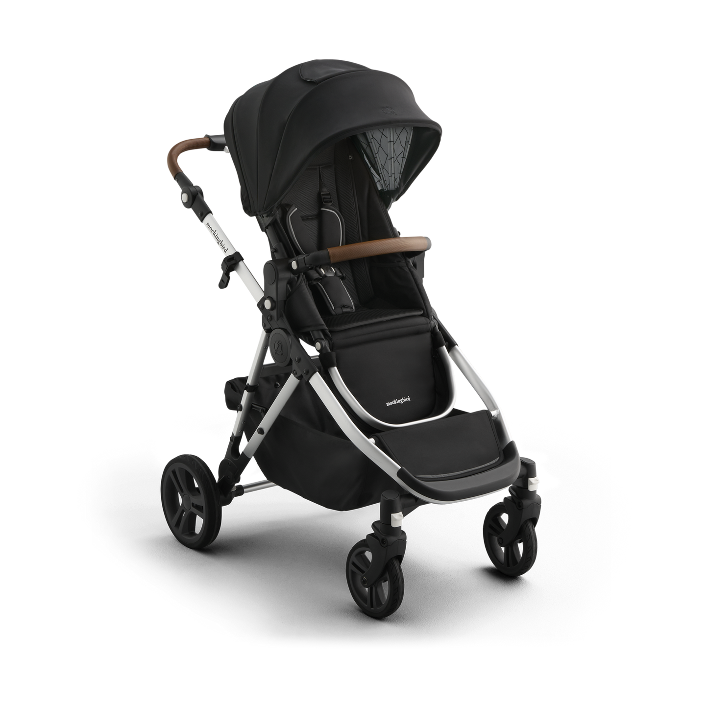 Mockingbird Single-to-Double Stroller 3.0 - Black Windowpane