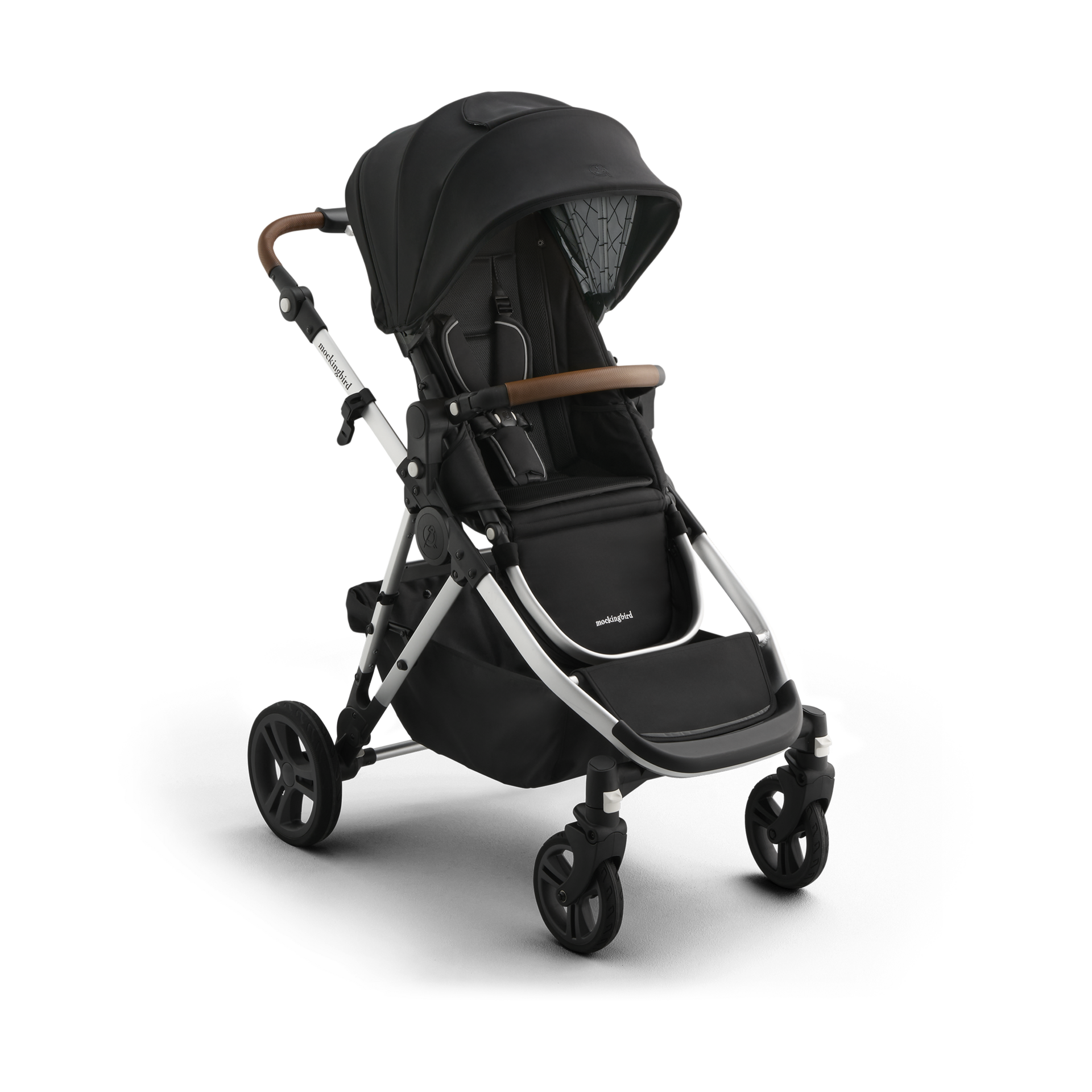 Mockingbird Single-to-Double Stroller 3.0 - Black Windowpane