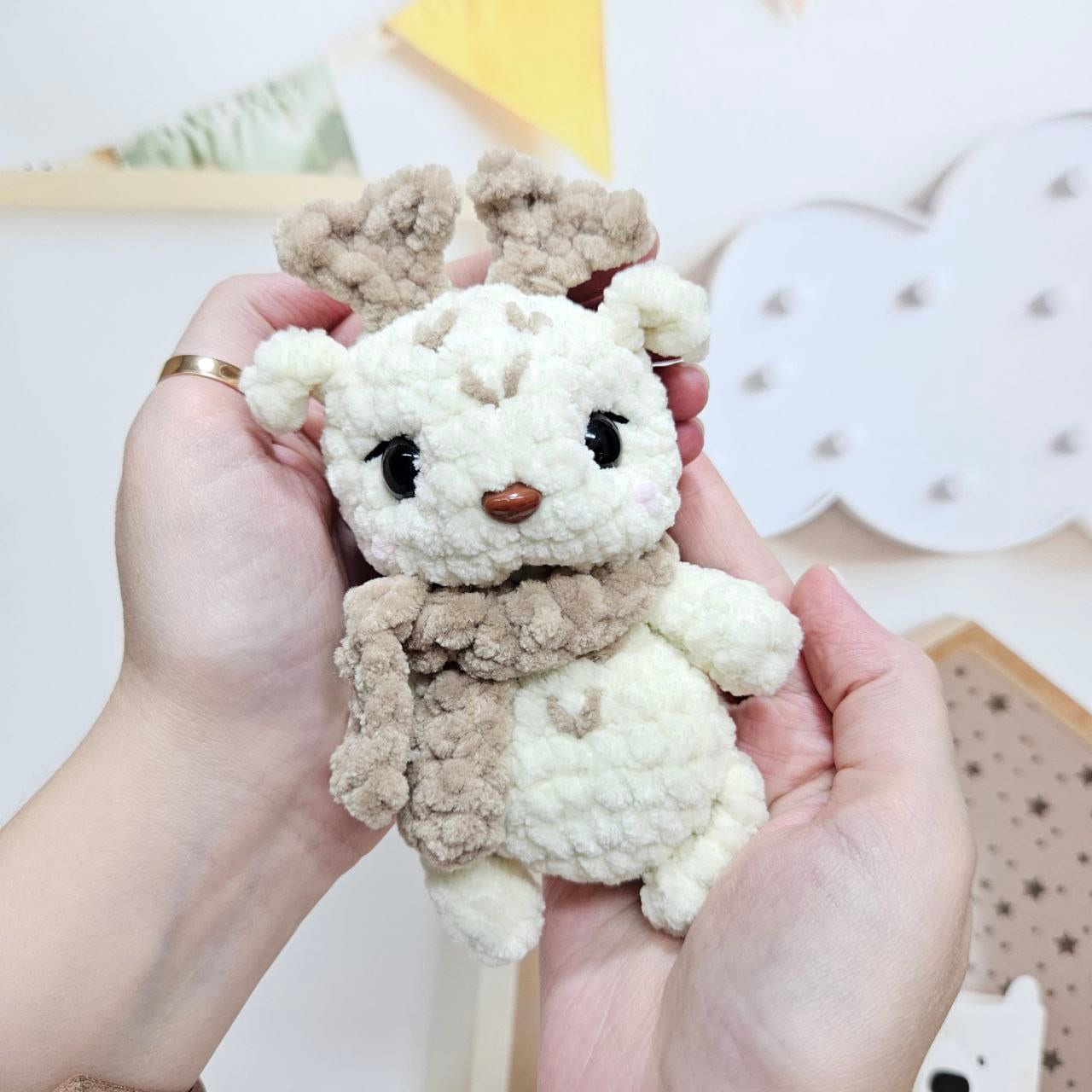 1718142619 Deer Amigurumi Plush Toy Crochet Pattern PDF