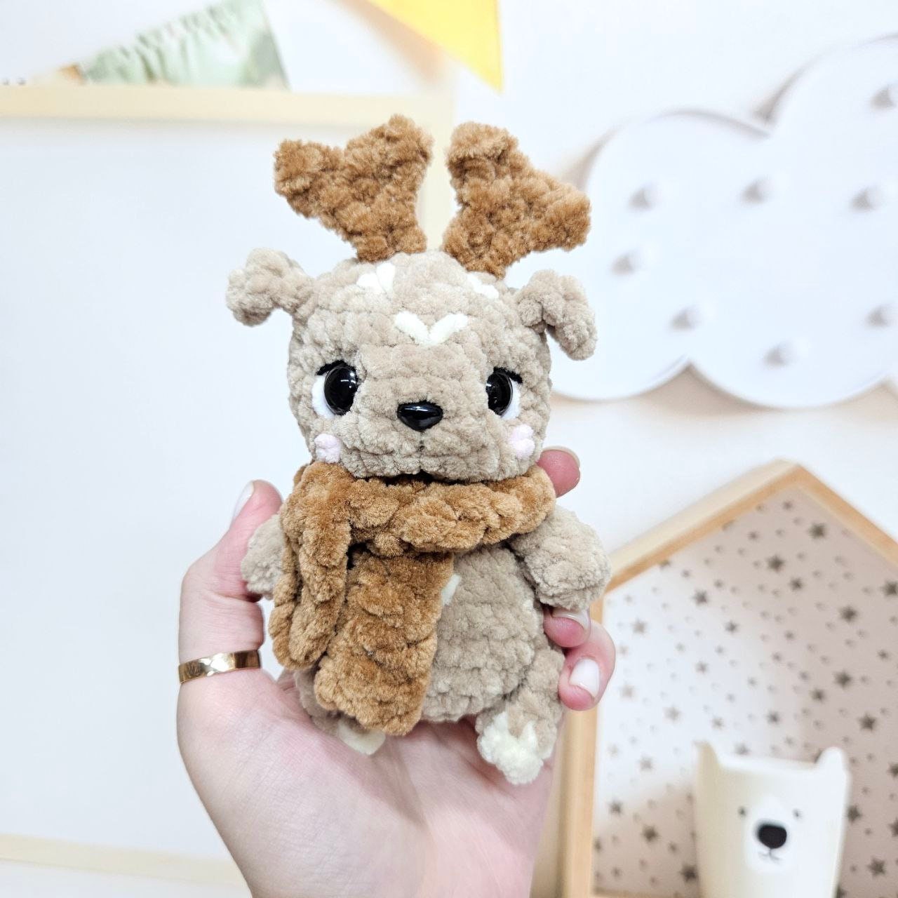 1718142619 Deer Amigurumi Plush Toy Crochet Pattern PDF