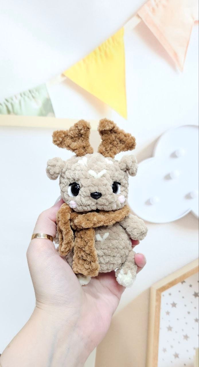 1718142619 Deer Amigurumi Plush Toy Crochet Pattern PDF
