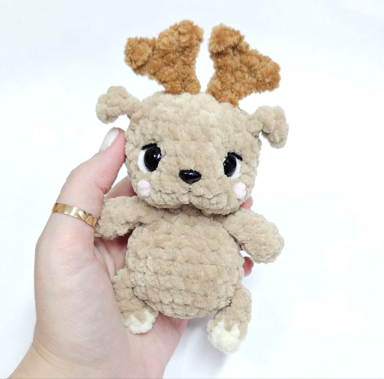 1718142619 Deer Amigurumi Plush Toy Crochet Pattern PDF