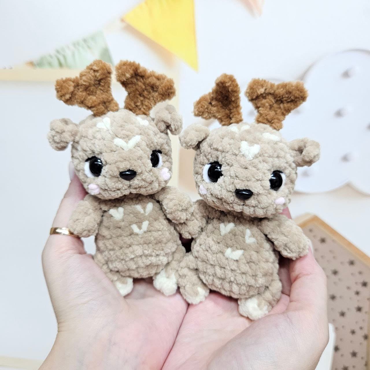1718142619 Deer Amigurumi Plush Toy Crochet Pattern PDF