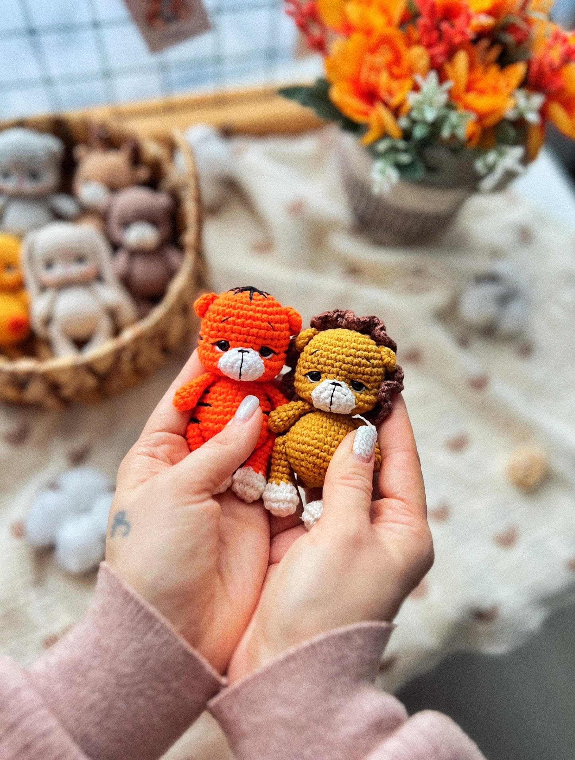 4406066068 Animal Plush Bag Charms Crochet Pattern Bundle PDF
