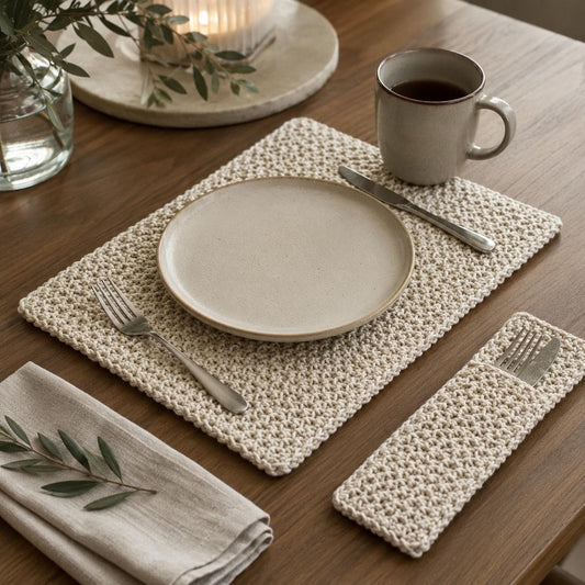4547404365 Crochet Placemat Pattern PDF