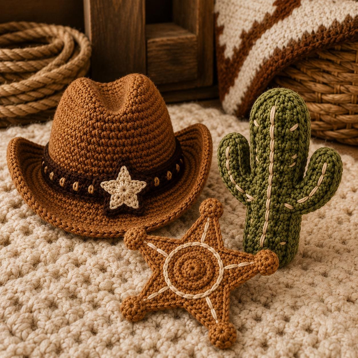 Cowboy Baby Boots Crochet Pattern PDF