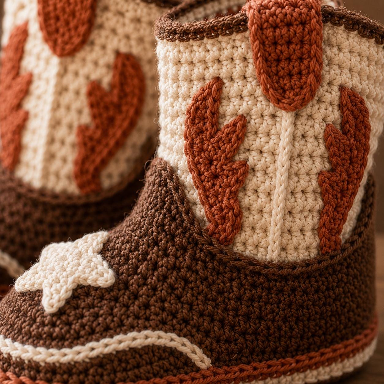 4555887051 Cowboy Baby Boots Crochet Pattern PDF
