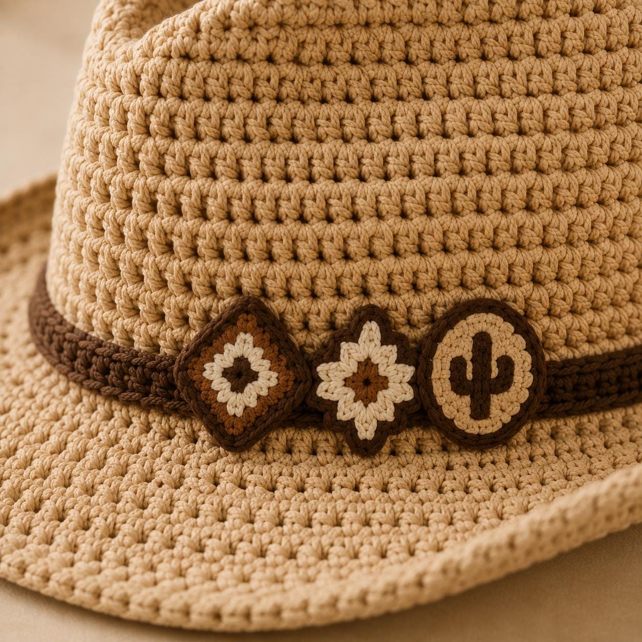 4563222456 Desert Cowboy Hat Crochet Pattern PDF