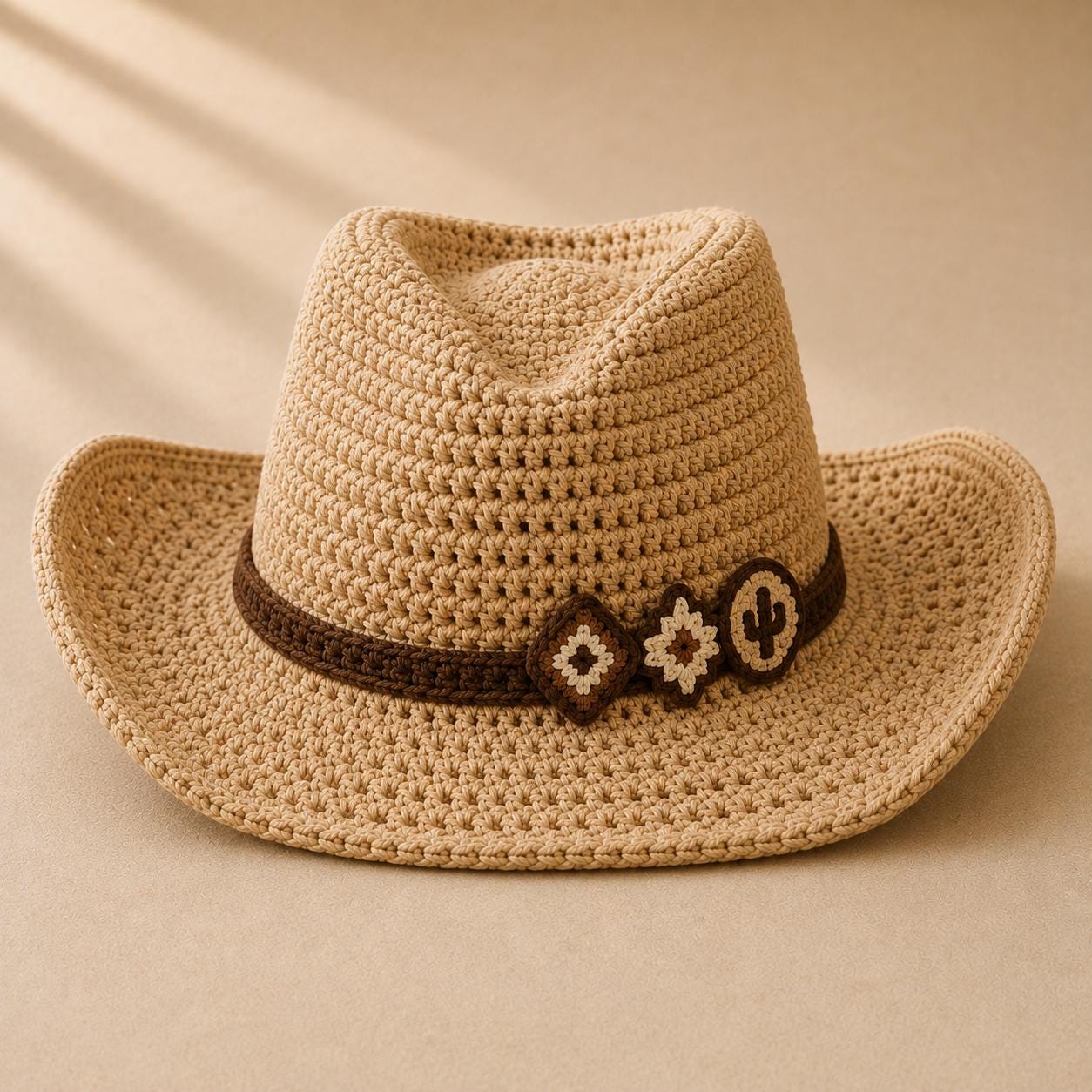 4563222456 Desert Cowboy Hat Crochet Pattern PDF