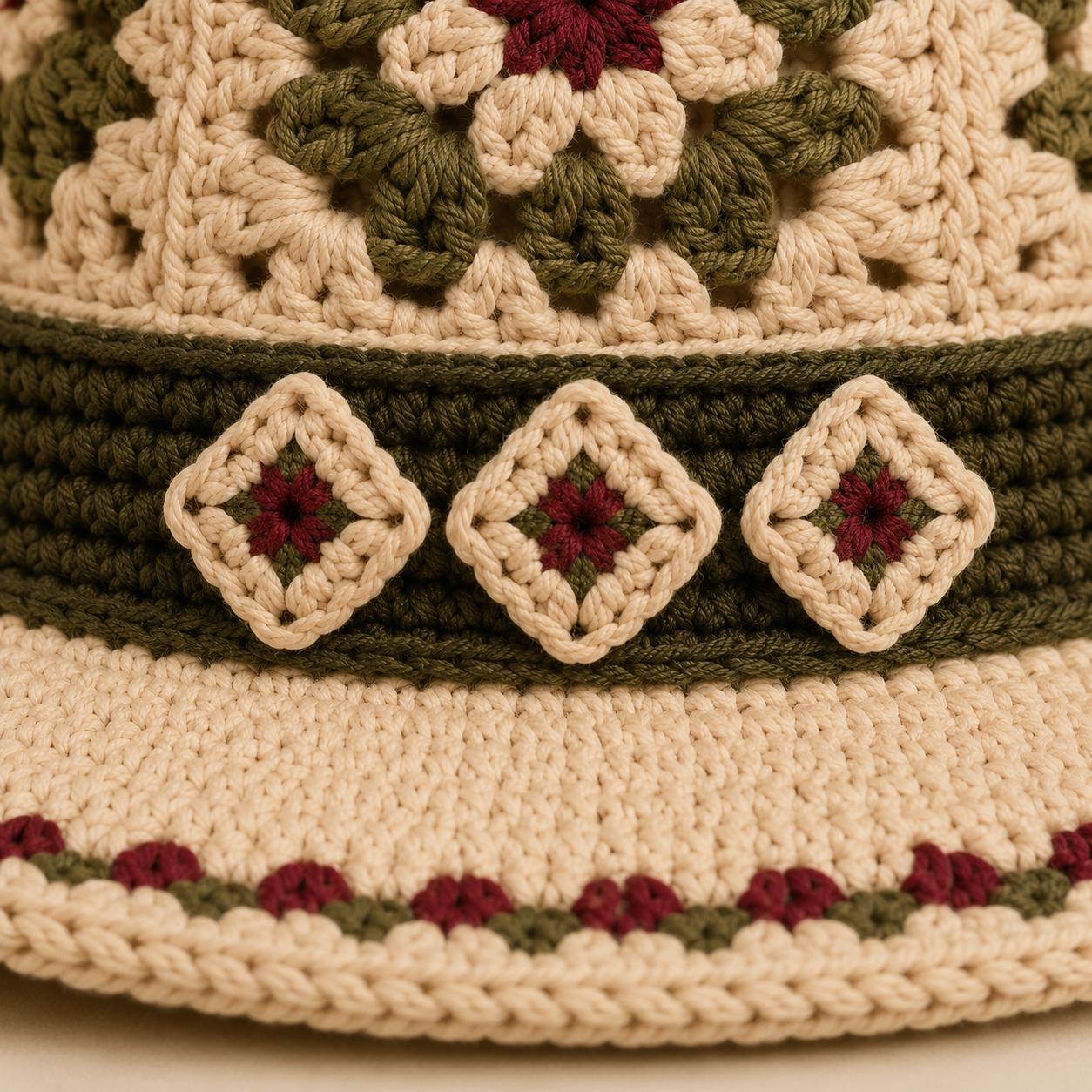 4563267854 Desert Cowboy Hat Crochet Pattern PDF