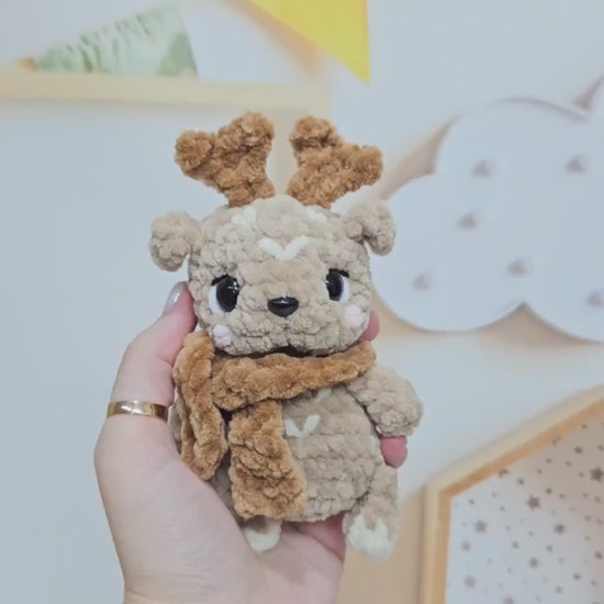 1718142619 Deer Amigurumi Plush Toy Crochet Pattern PDF