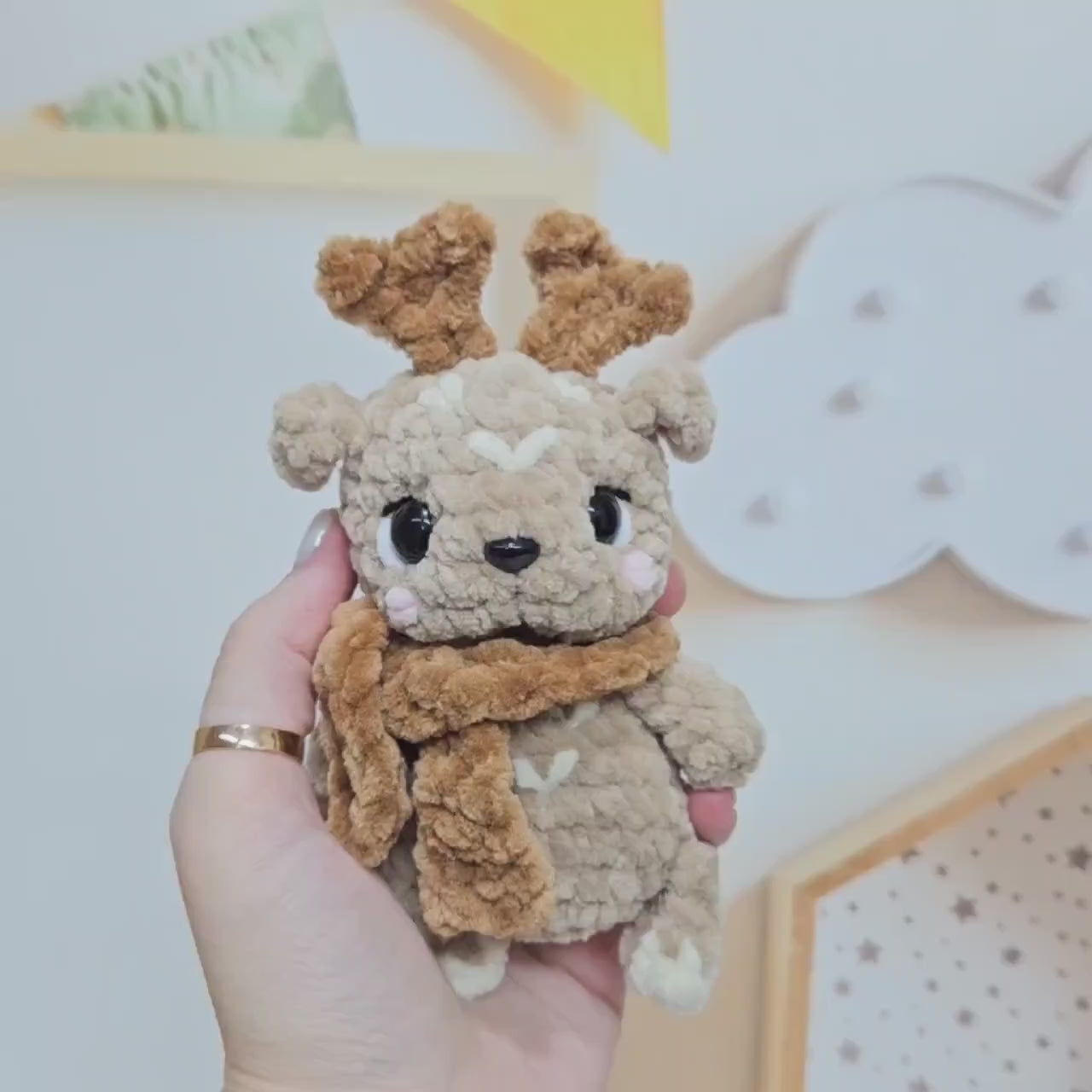 1718142619 Deer Amigurumi Plush Toy Crochet Pattern PDF