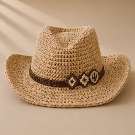 4563222456 Desert Cowboy Hat Crochet Pattern PDF